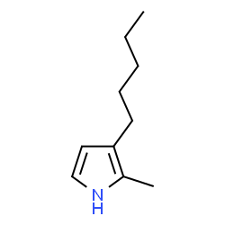 ChemSpider 2D Image | 2-methyl-3-amylpyrrole | C10H17N