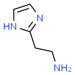 ChemSpider 2D Image | 2-(2-Aminoethyl)imidazole | C5H9N3