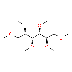 ChemSpider 2D Image | 1,2,3,4,5,6-Hexa-O-methyl-D-glucitol | C12H26O6