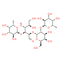 ChemSpider 2D Image | Difucosyllactose | C24H42O19