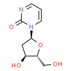 ChemSpider 2D Image | 1-(2-Deoxy-alpha-D-erythro-pentofuranosyl)-2(1H)-pyrimidinone | C9H12N2O4