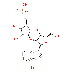 ChemSpider 2D Image | 2'-O-(5-O-Phosphono-beta-D-ribofuranosyl)adenosine | C15H22N5O11P