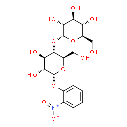 ChemSpider 2D Image | 2-Nitrophenyl 4-O-alpha-D-glucopyranosyl-alpha-D-glucopyranoside | C18H25NO13