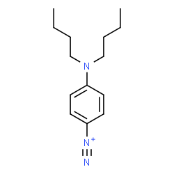 ChemSpider 2D Image | 4-(Dibutylamino)benzenediazonium | C14H22N3