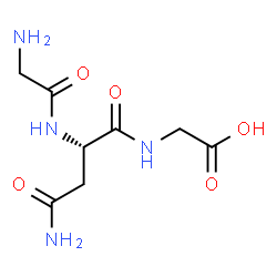 ChemSpider 2D Image | Glycyl-L-asparaginylglycine | C8H14N4O5