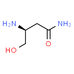 ChemSpider 2D Image | (3S)-3-Amino-4-hydroxybutanamide | C4H10N2O2