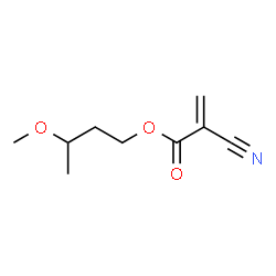ChemSpider 2D Image | 3-Methoxybutyl 2-cyanoacrylate | C9H13NO3