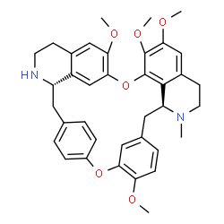 ChemSpider 2D Image | (1beta)-6,6',7,12-Tetramethoxy-2-methylberbaman | C37H40N2O6