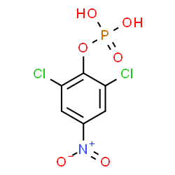 ChemSpider 2D Image | 2,6-Dichloro-4-nitrophenyl dihydrogen phosphate | C6H4Cl2NO6P