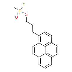 ChemSpider 2D Image | 3-(1-Pyrenyl)propyl methylphosphonofluoridate | C20H18FO2P