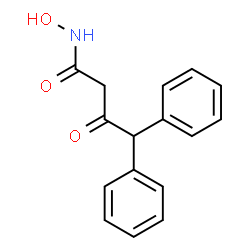 ChemSpider 2D Image | N-Hydroxy-3-oxo-4,4-diphenylbutanamide | C16H15NO3