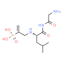 ChemSpider 2D Image | N-(Aminoacetyl)-N~2~-(2-phosphono-2-propen-1-yl)-L-leucinamide | C11H22N3O5P