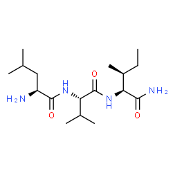 ChemSpider 2D Image | L-Leucyl-L-valyl-L-isoleucinamide | C17H34N4O3