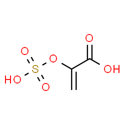 ChemSpider 2D Image | 2-(Sulfooxy)acrylic acid | C3H4O6S