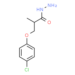ChemSpider 2D Image | 3-(4-Chlorophenoxy)-2-methylpropanehydrazide | C10H13ClN2O2