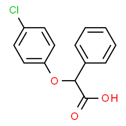 ChemSpider 2D Image | (4-Chlorophenoxy)(phenyl)acetic acid | C14H11ClO3