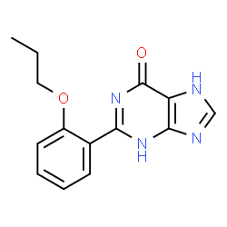 ChemSpider 2D Image | 2-(2-Propoxyphenyl)-1H-purin-6(9H)-one | C14H14N4O2