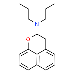 ChemSpider 2D Image | N,N-Dipropyl-2,3-dihydrobenzo[de]chromen-2-amine | C18H23NO