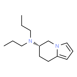 ChemSpider 2D Image | (6S)-N,N-Dipropyl-5,6,7,8-tetrahydro-6-indolizinamine | C14H24N2