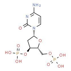 ChemSpider 2D Image | 2'-Deoxycytidine 3',5'-bis(dihydrogen phosphate) | C9H15N3O10P2