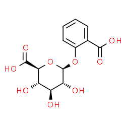 ChemSpider 2D Image | 1-Salicylate glucuronide | C13H14O9