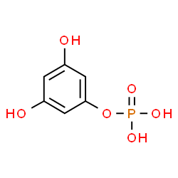 ChemSpider 2D Image | 3,5-Dihydroxyphenyl dihydrogen phosphate | C6H7O6P