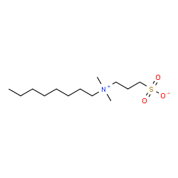ChemSpider 2D Image | 3-(N,N-Dimethyloctylammonio)propanesulfonate inner salt | C13H29NO3S