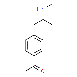 ChemSpider 2D Image | 1-{4-[2-(Methylamino)propyl]phenyl}ethanone | C12H17NO