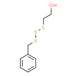 ChemSpider 2D Image | 2-(Benzyltrisulfanyl)ethanol | C9H12OS3