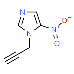 ChemSpider 2D Image | 1H-Imidazole, 5-nitro-1-(2-propynyl)- | C6H5N3O2