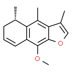 ChemSpider 2D Image | (5S)-9-Methoxy-3,4,5-trimethyl-5,6-dihydronaphtho[2,3-b]furan | C16H18O2