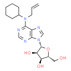 ChemSpider 2D Image | N-Allyl-N-cyclohexyladenosine | C19H27N5O4