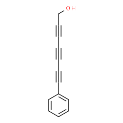 ChemSpider 2D Image | 1-Phenylhepta-1,3,5-triyn-7-ol | C13H8O