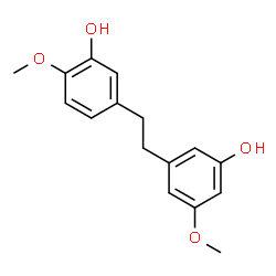 ChemSpider 2D Image | 3-[2-(3-hydroxy-4-methoxyphenyl)ethyl]-5-methoxyphenol | C16H18O4