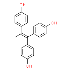 ChemSpider 2D Image | 4,4',4''-Prop-1-ene-1,1,2-triyltriphenol | C21H18O3
