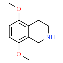 ChemSpider 2D Image | 5,8-Dimethoxy-1,2,3,4-tetrahydroisoquinoline | C11H15NO2