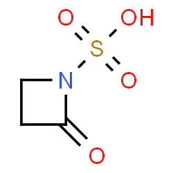ChemSpider 2D Image | 2-Oxo-1-azetidinesulfonic acid | C3H5NO4S