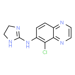 ChemSpider 2D Image | 5-Chloro-N-(4,5-dihydro-1H-imidazol-2-yl)-6-quinoxalinamine | C11H10ClN5