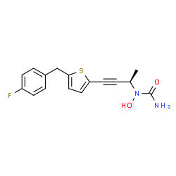 ChemSpider 2D Image | Atreleuton | C16H15FN2O2S