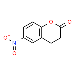 ChemSpider 2D Image | 6-Nitro-2-chromanone | C9H7NO4