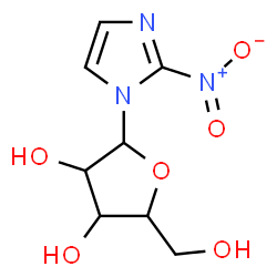 ChemSpider 2D Image | 2-Nitro-1-pentofuranosyl-1H-imidazole | C8H11N3O6