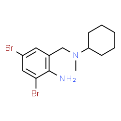ChemSpider 2D Image | bromhexine | C14H20Br2N2