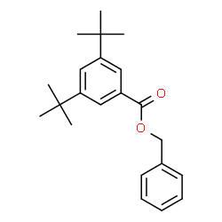 ChemSpider 2D Image | 3,5-Di-tert-butyl-benzoic acid benzyl ester | C22H28O2