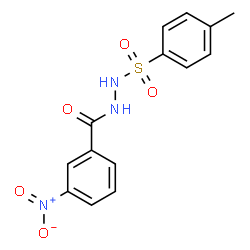 ChemSpider 2D Image | N'-[(4-Methylphenyl)sulfonyl]-3-nitrobenzohydrazide | C14H13N3O5S