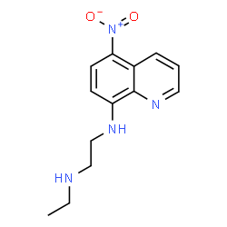 ChemSpider 2D Image | N-Ethyl-N'-(5-nitro-8-quinolinyl)-1,2-ethanediamine | C13H16N4O2