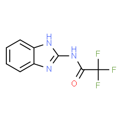 ChemSpider 2D Image | N-(1H-Benzimidazol-2-yl)-2,2,2-trifluoroacetamide | C9H6F3N3O