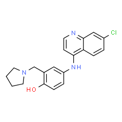 ChemSpider 2D Image | amopyroquine | C20H20ClN3O