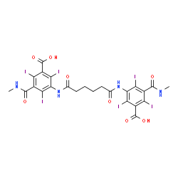 ChemSpider 2D Image | Iocarmic acid | C24H20I6N4O8