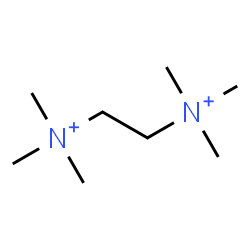 ChemSpider 2D Image | N,N,N,N',N',N'-Hexamethyl-1,2-ethanediaminium | C8H22N2