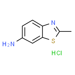 ChemSpider 2D Image | 2-methyl-1,3-benzothiazol-6-amine hydrochloride | C8H9ClN2S